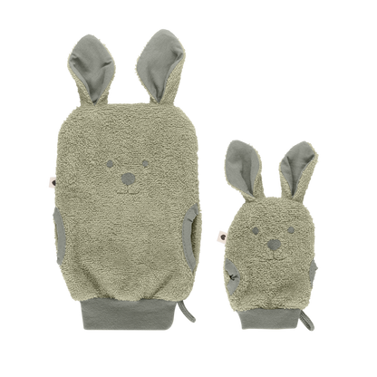 Kangaroo Bath Mitts Wash Cloth - Twinkle Twinkle Little One