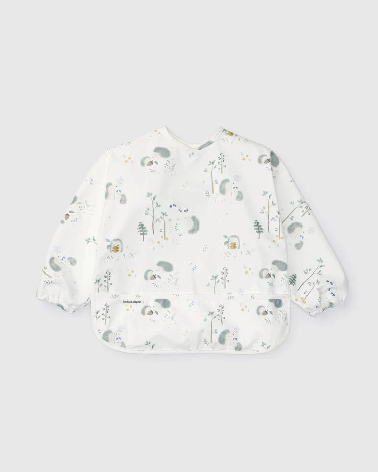 Long Sleeve Waterproof Bib - Hedgehog - Twinkle Twinkle Little One