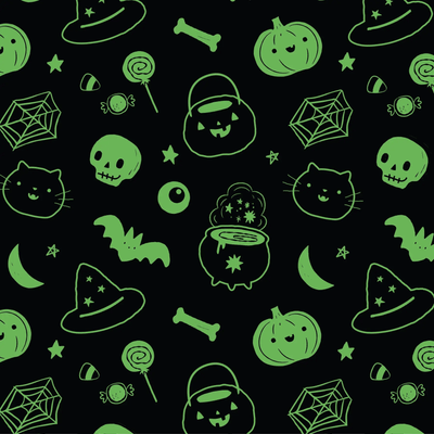 Long Sleeve Loungewear Set - Black And White Halloween - Twinkle Twinkle Little One