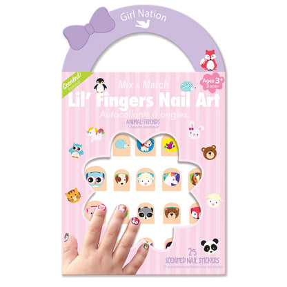 Lil' Fingers Nail Art - Animal Friends - Twinkle Twinkle Little One