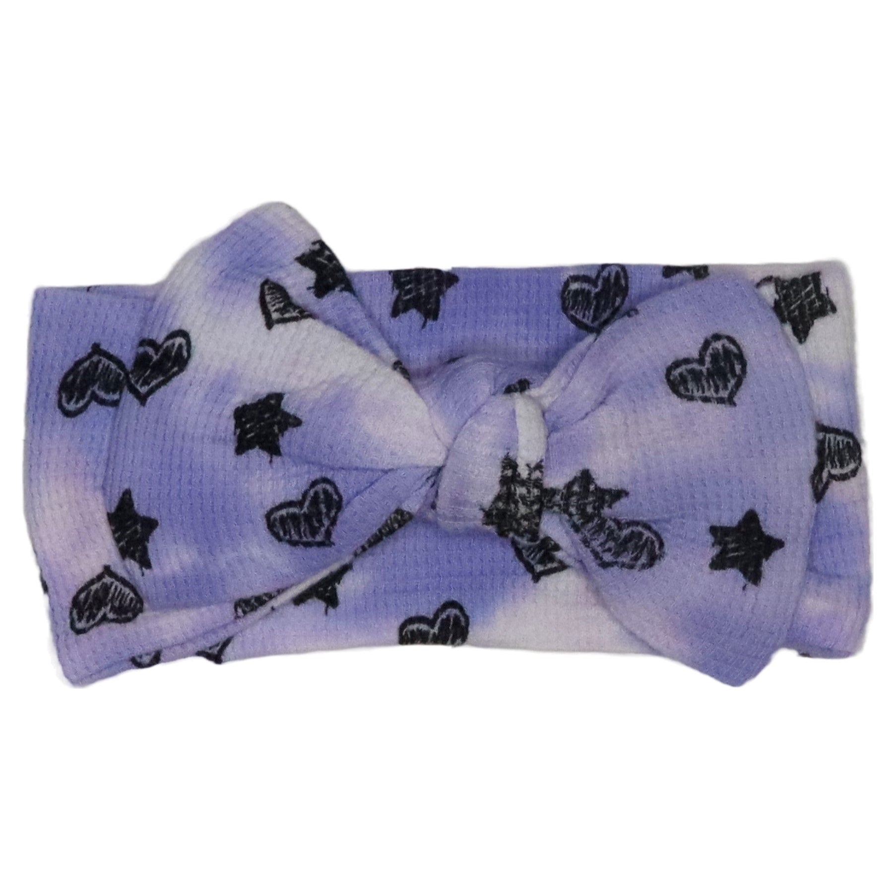 Little Mish Lilac Scribble Heart Headband - Twinkle Twinkle Little One