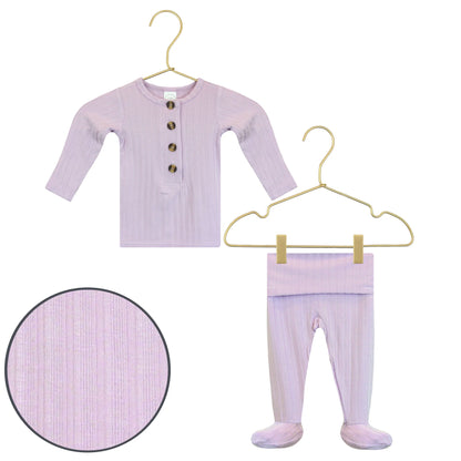 Lou Lou & Company Lola Ribbed Top, Bottom + Headband Set - Twinkle Twinkle Little One