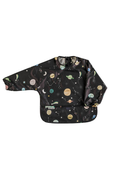 Long Sleeve Waterproof Bib - Planets - Twinkle Twinkle Little One