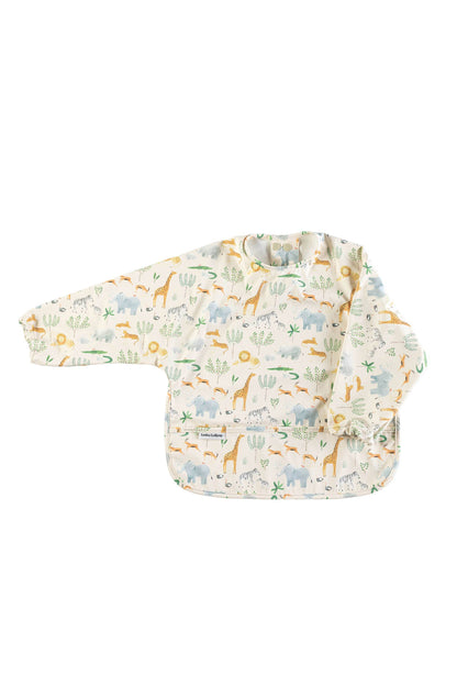 Long Sleeve Waterproof Bib - Safari Jungle - Twinkle Twinkle Little One