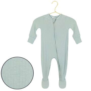 Lou Lou & Company Bailey Ribbed Footie - Twinkle Twinkle Little One