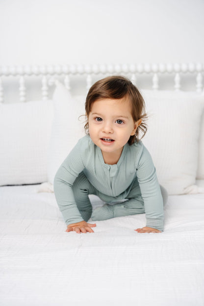 Lou Lou & Company Bailey Ribbed Footie - Twinkle Twinkle Little One