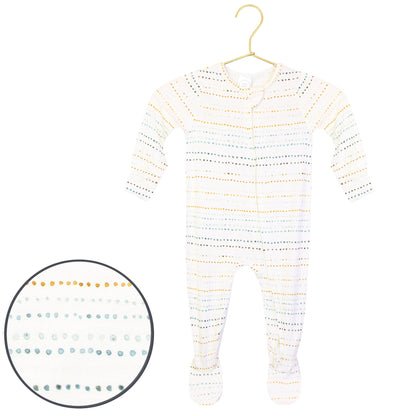 Lou Lou & Company Conrad Zipper Footie - Twinkle Twinkle Little One