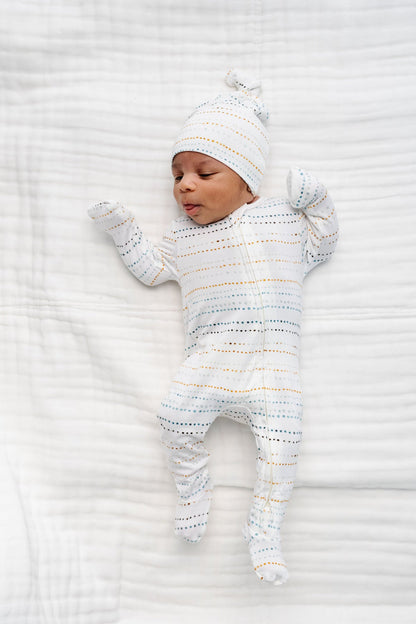 Lou Lou & Company Conrad Zipper Footie - Twinkle Twinkle Little One