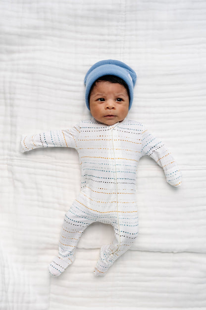 Lou Lou & Company Conrad Zipper Footie - Twinkle Twinkle Little One