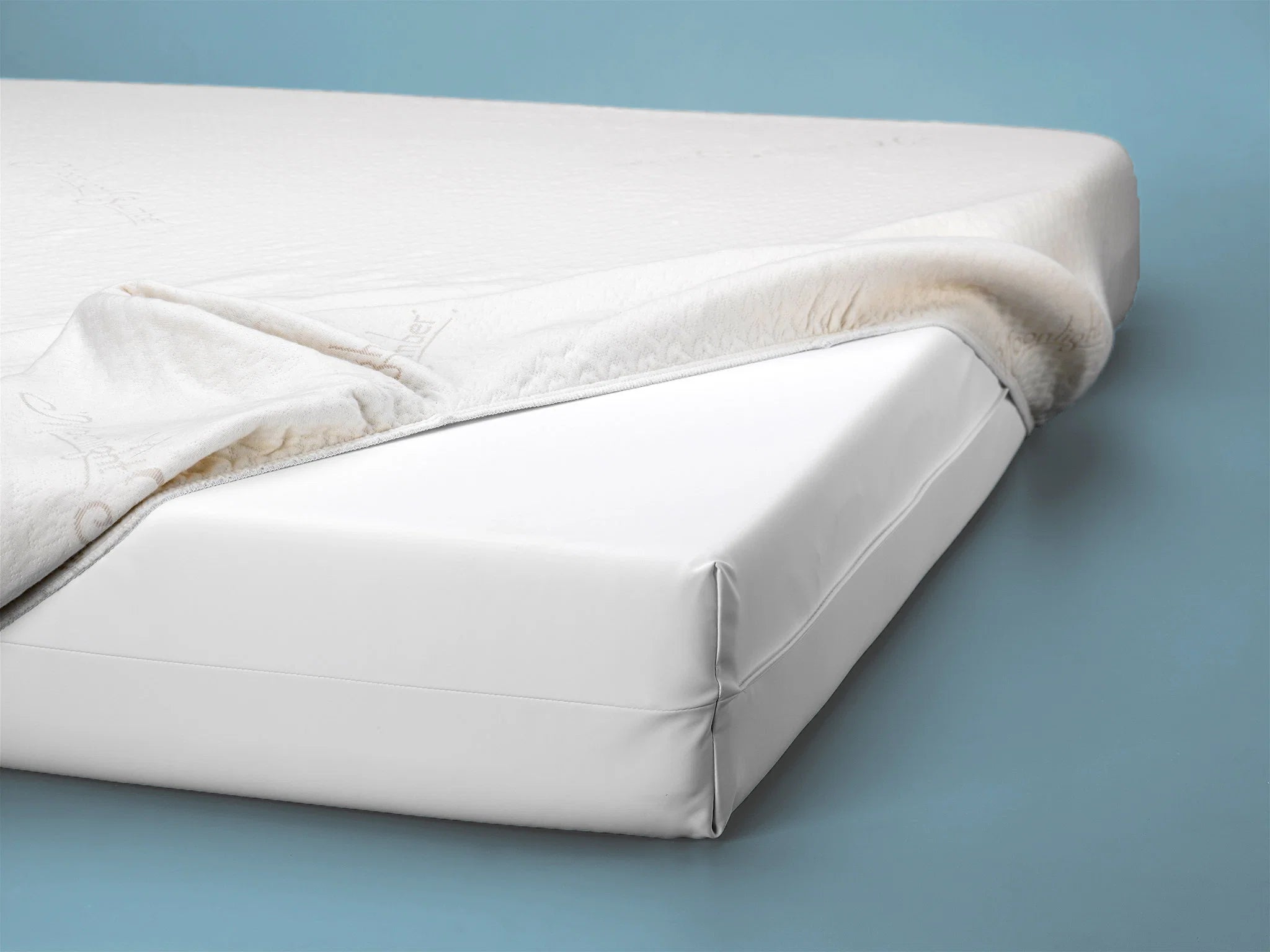 Premium Organic Cotton/Poly Blend Crib Mattress Cover - Waterproof
