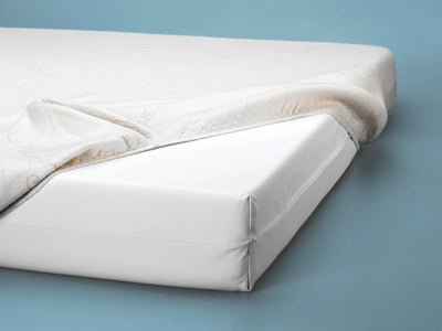 Premium Organic Cotton/Poly Blend Crib Mattress Cover - Waterproof