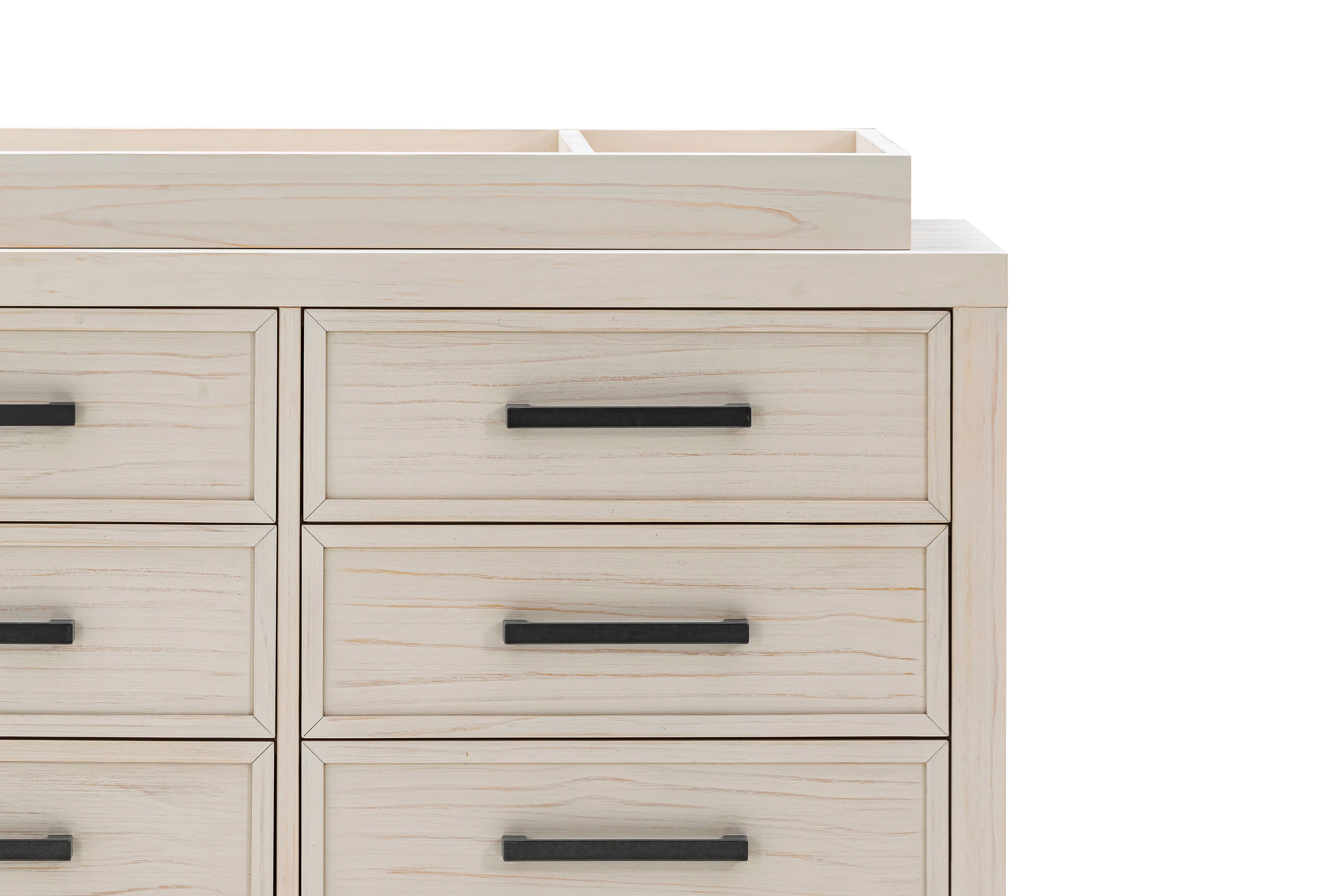 Newbern 6-Drawer Assembled Dresser - White Driftwood - Twinkle Twinkle Little One