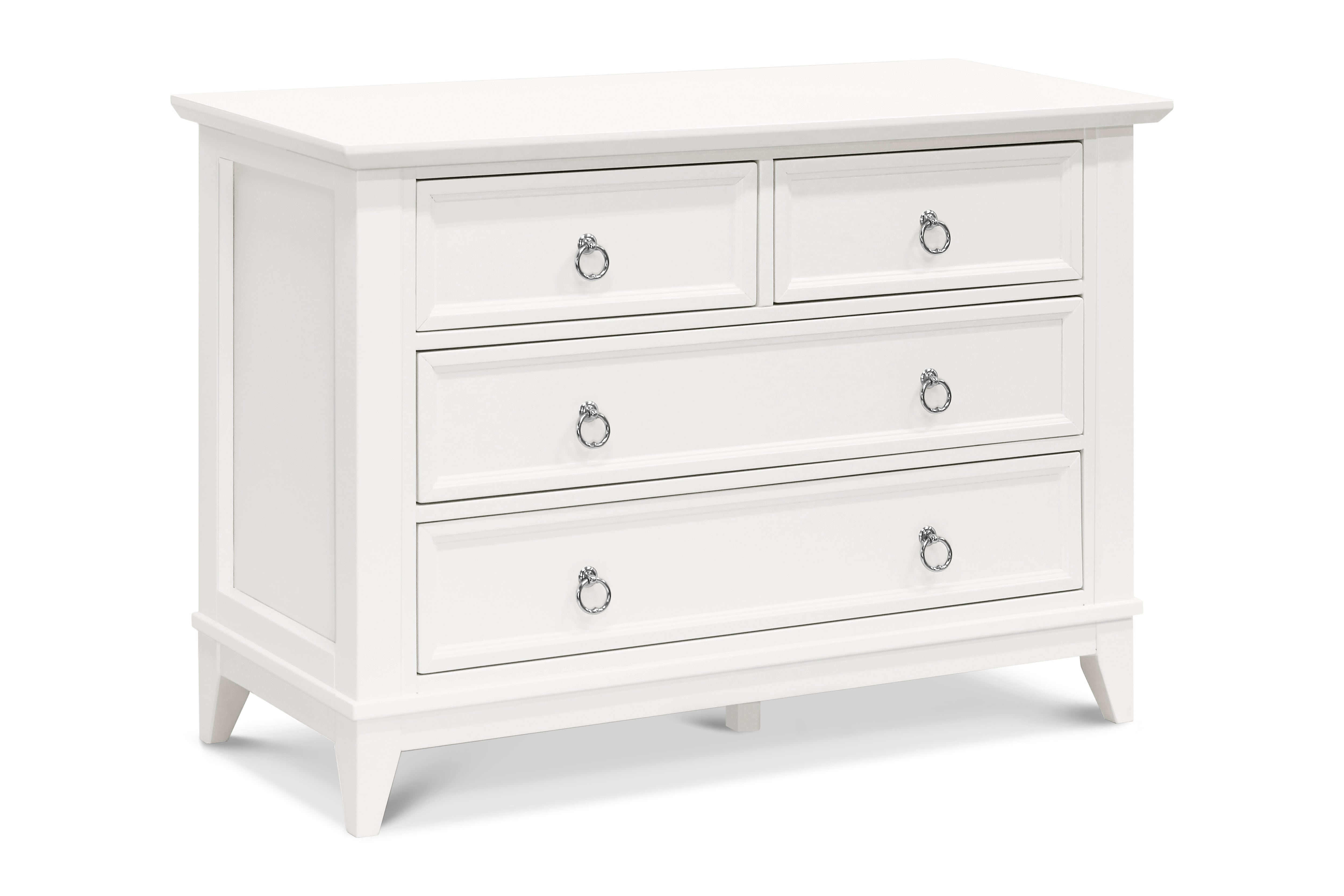 Emma Regency 4-Drawer Assembled Dresser - Warm White - Twinkle Twinkle Little One