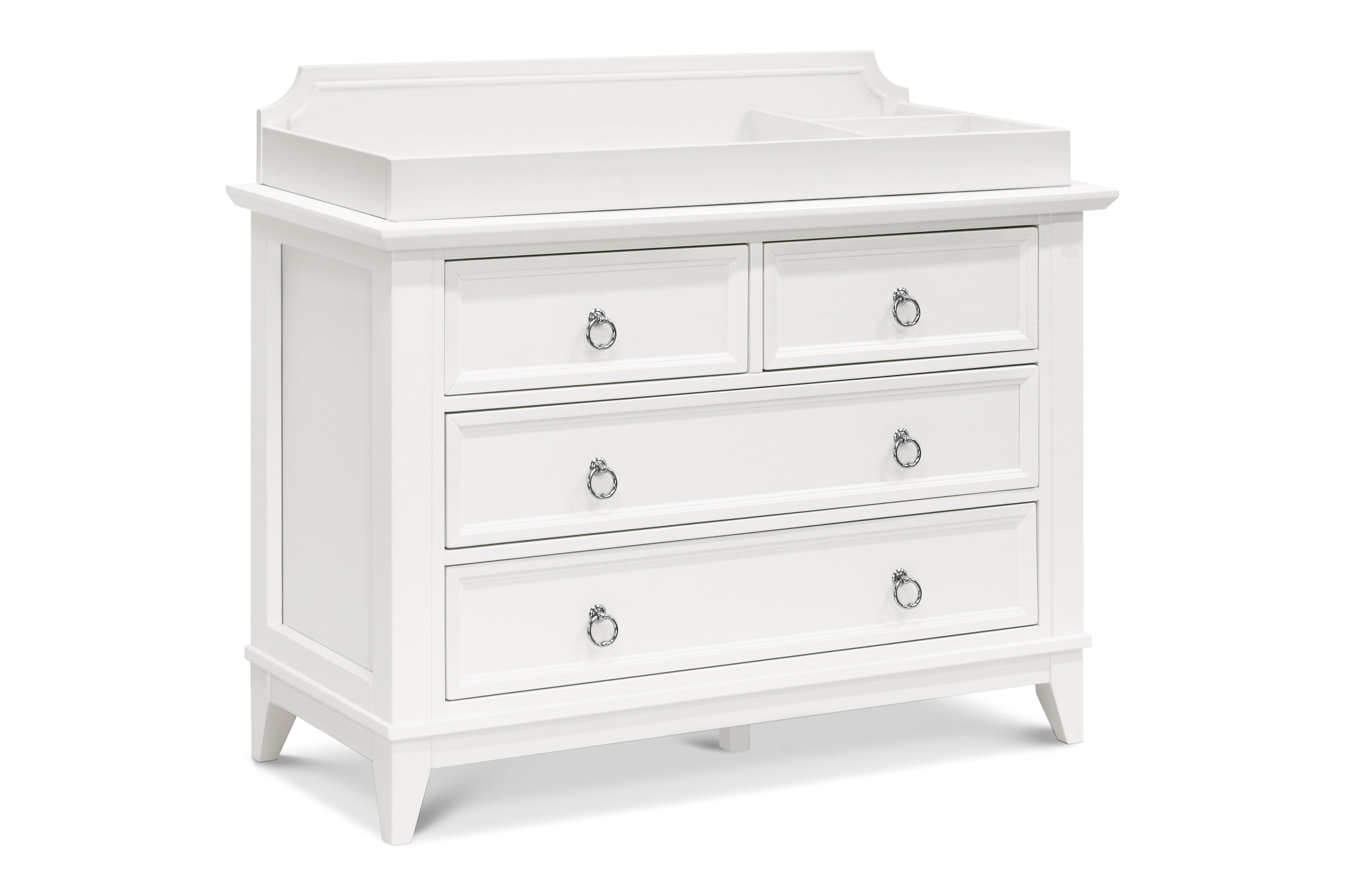 Emma Regency 4-Drawer Assembled Dresser - Warm White - Twinkle Twinkle Little One