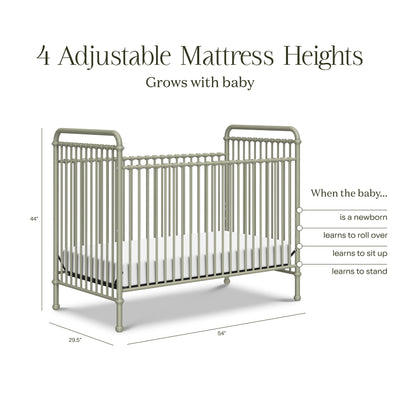 Namesake Abigail 3-in-1 Convertible Crib