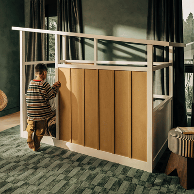 Babyletto Palma Mid-Century House Montessori-Inspired Twin Bed