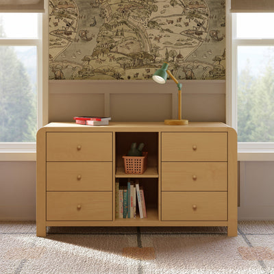 Babyletto TipToe 6-Drawer Extra Wide Dresser with Cubbies (62")