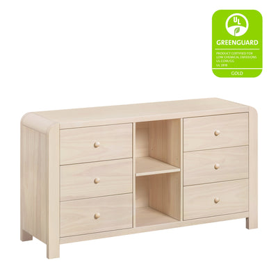 Babyletto TipToe 6-Drawer Extra Wide Dresser with Cubbies (62")