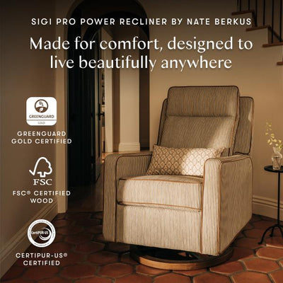 Nate Berkus x Babyletto Sigi Pro Power Recliner