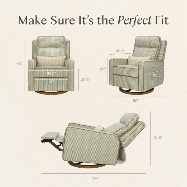 Nate Berkus x Babyletto Sigi Pro Power Recliner