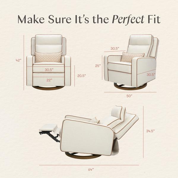 Nate Berkus x Babyletto Sigi Pro Power Recliner