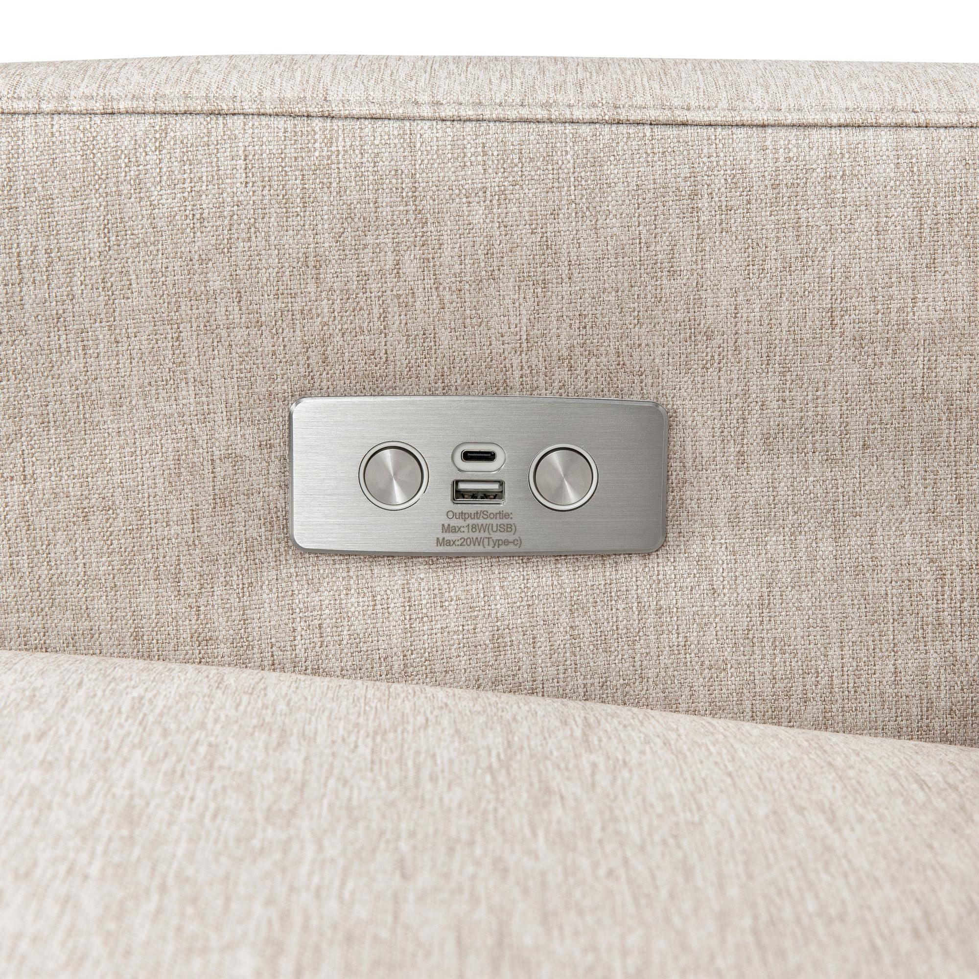 Babyletto Sigi Electronic Recliner and Glider with USB Port