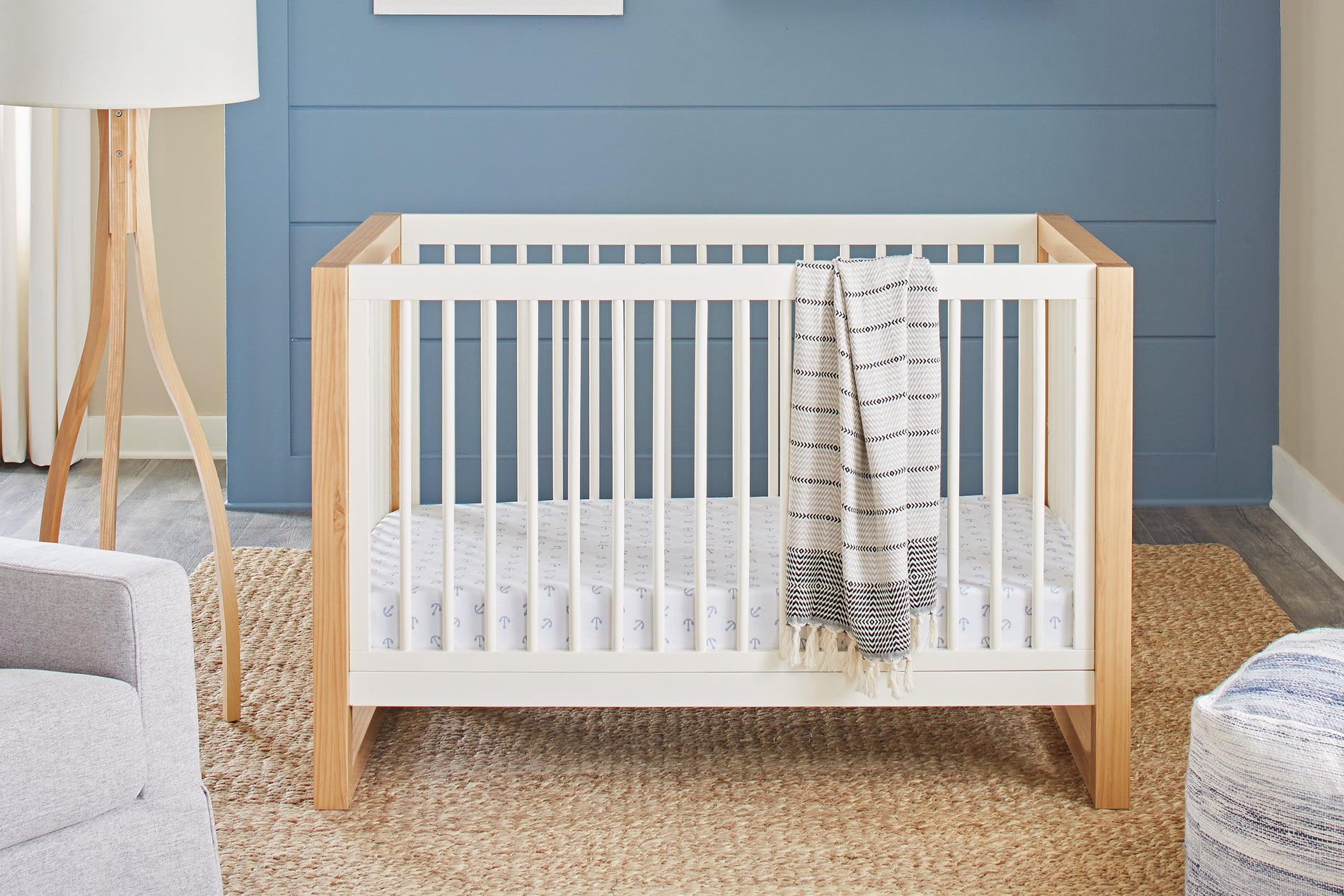 Nantucket 3-in-1 Convertible Crib with Toddler Bed Conversion Kit ...