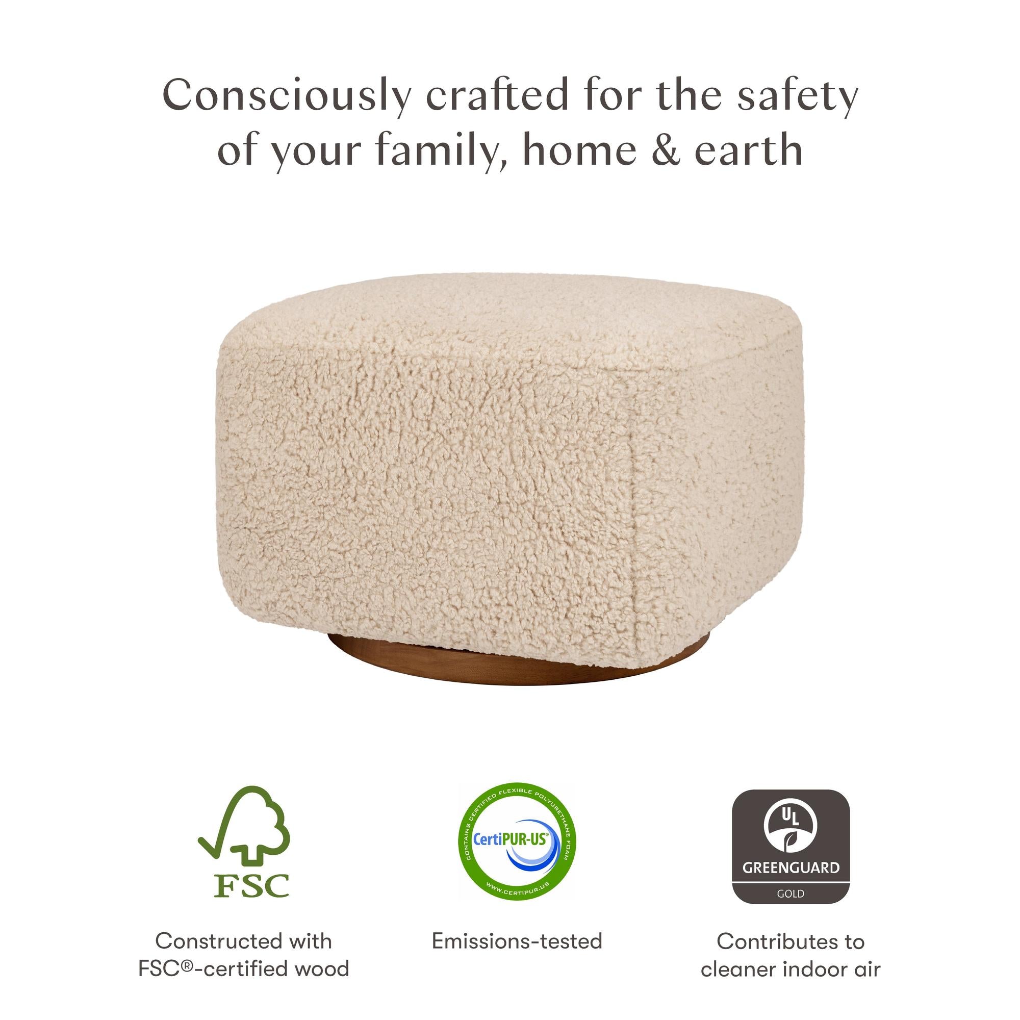 Babyletto Kiwi Gliding Ottoman