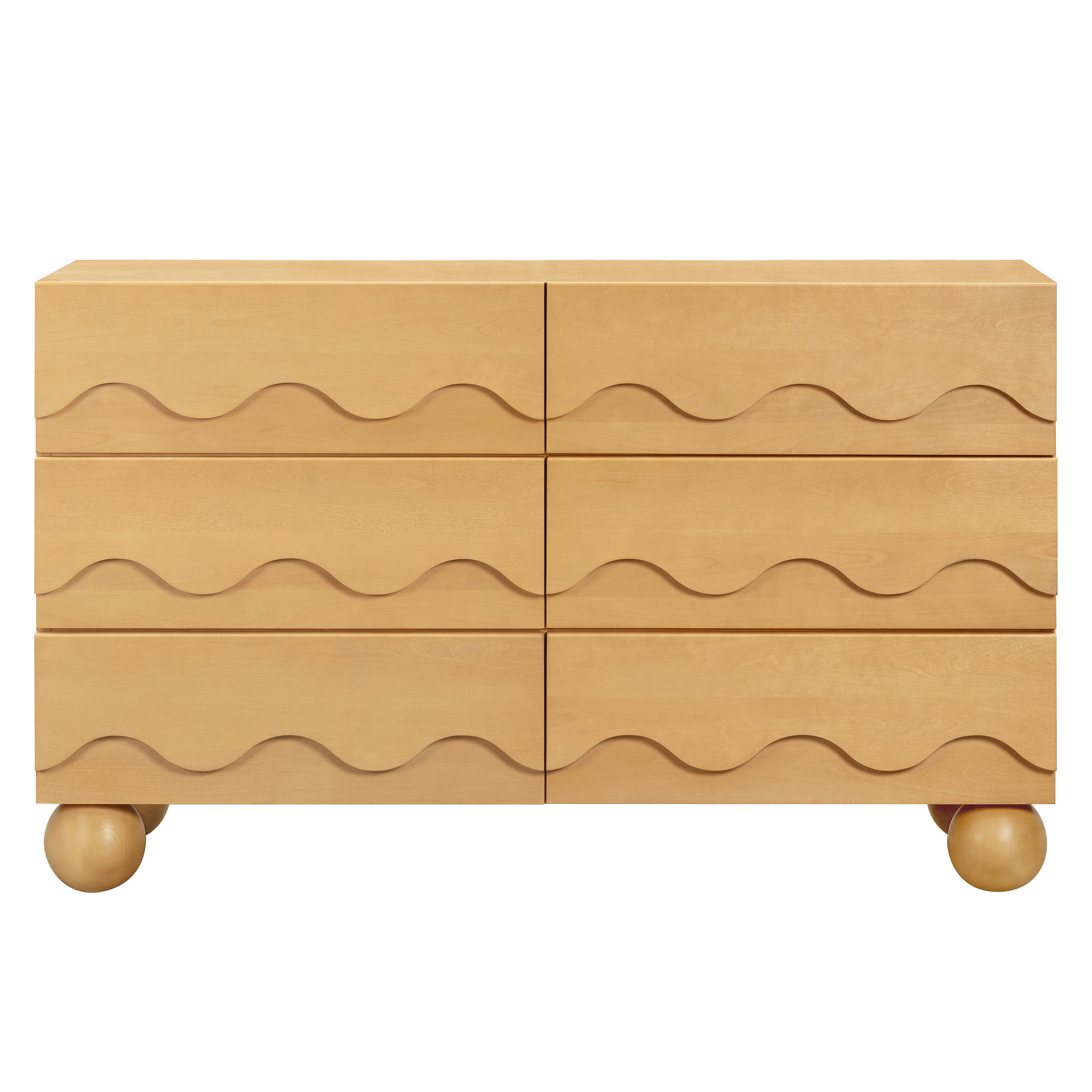 Babyletto Lido Wave 6-Drawer Wide Dresser (56")