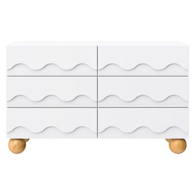 Babyletto Lido Wave 6-Drawer Wide Dresser (56")
