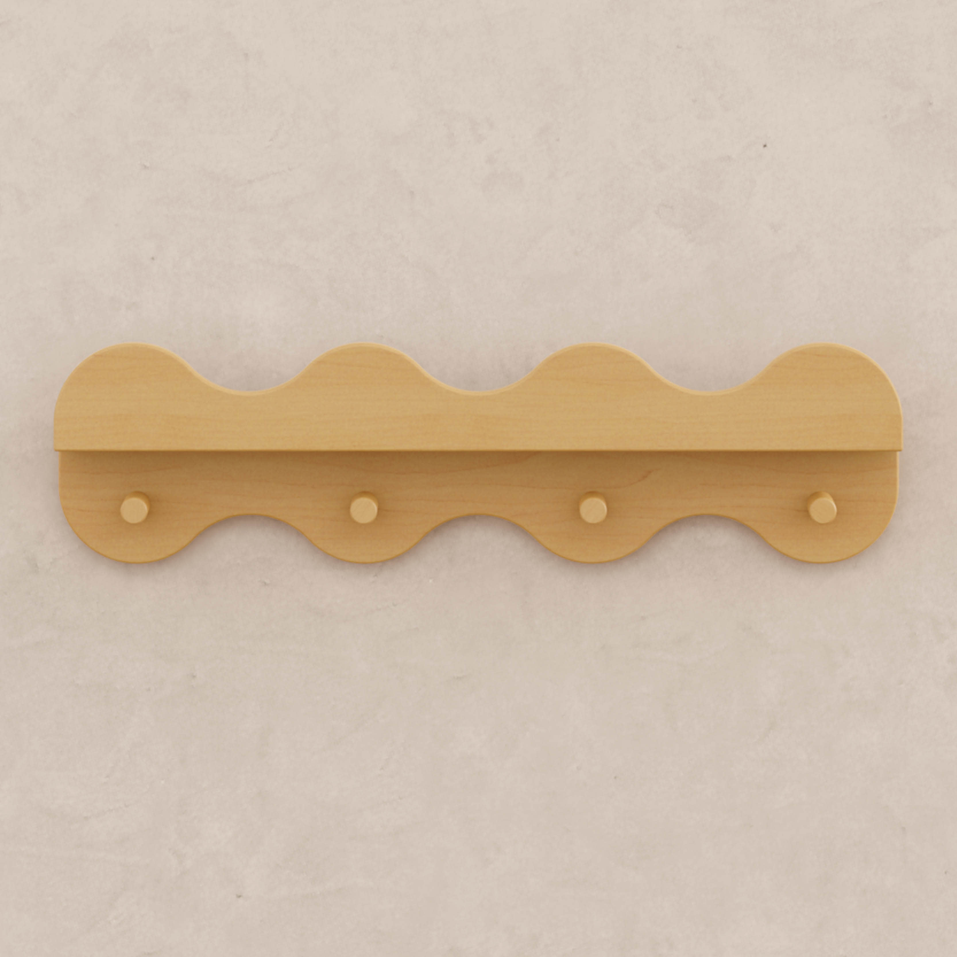 Babyletto Lido Wave Bookshelf with Hooks