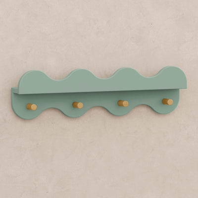 Babyletto Lido Wave Bookshelf with Hooks