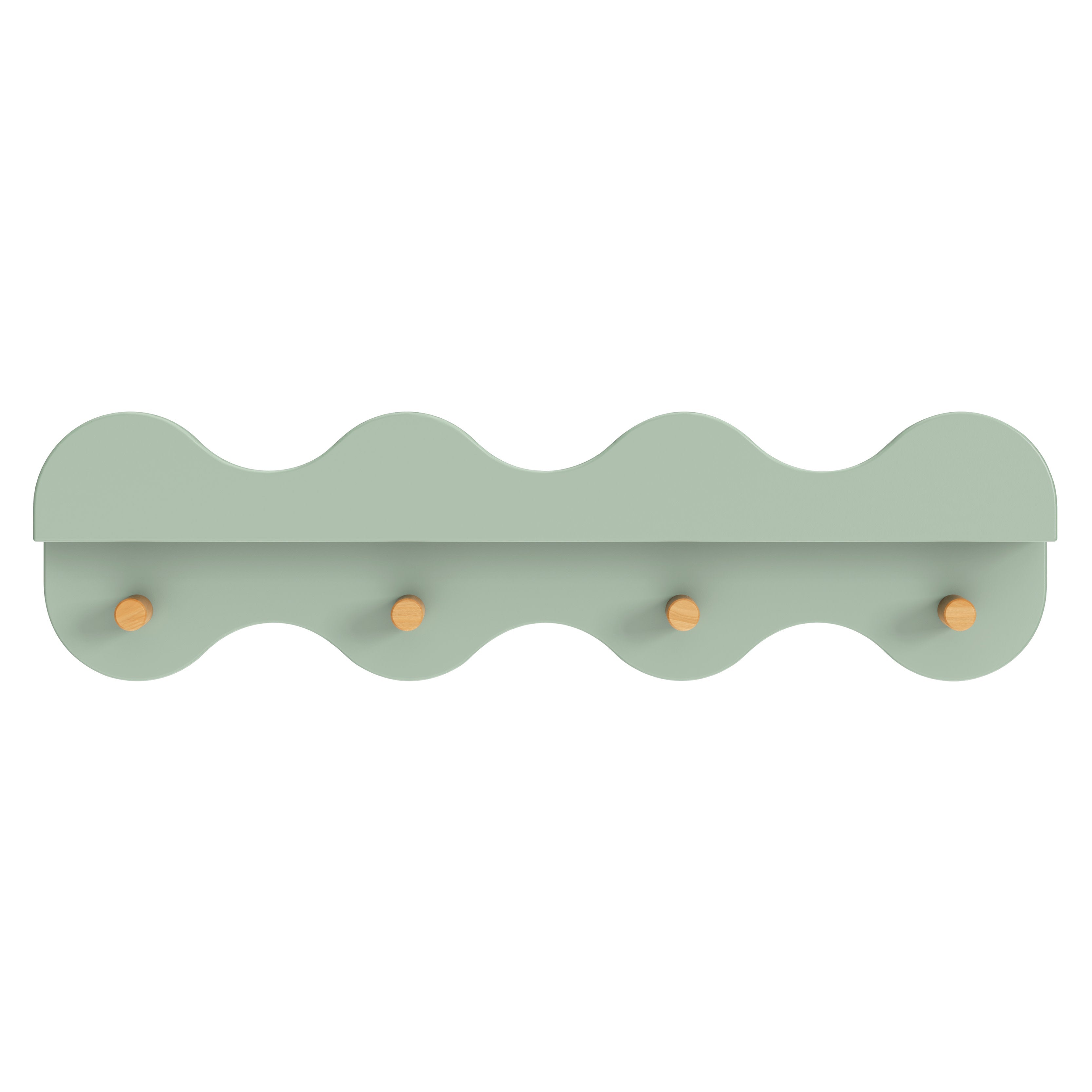 Babyletto Lido Wave Bookshelf with Hooks