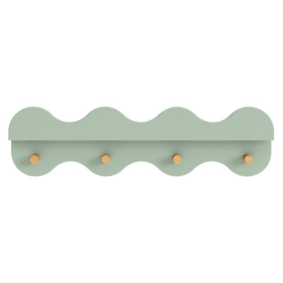 Babyletto Lido Wave Bookshelf with Hooks