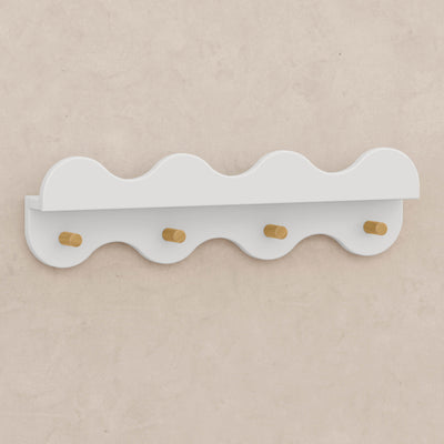 Babyletto Lido Wave Bookshelf with Hooks
