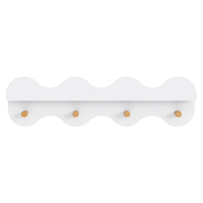 Babyletto Lido Wave Bookshelf with Hooks