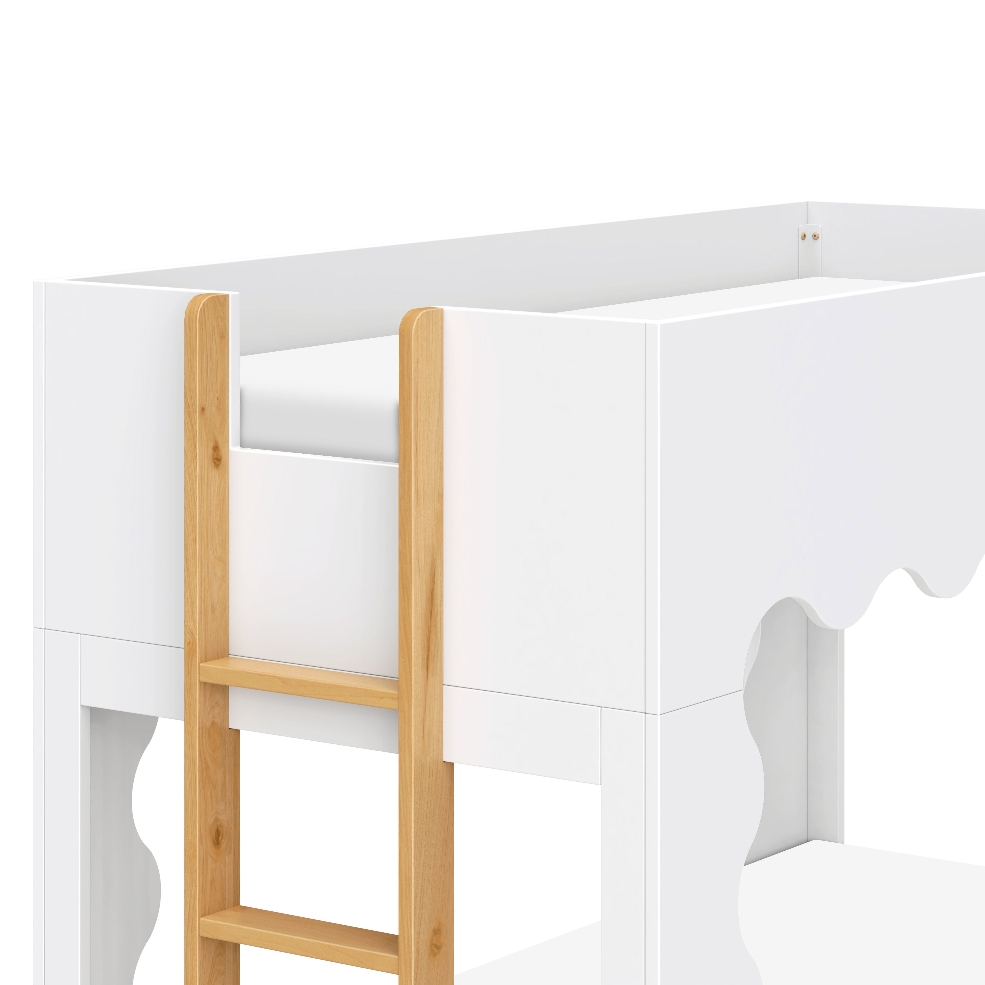 Babyletto Lido Wave Convertible Low Loft Twin Bed
