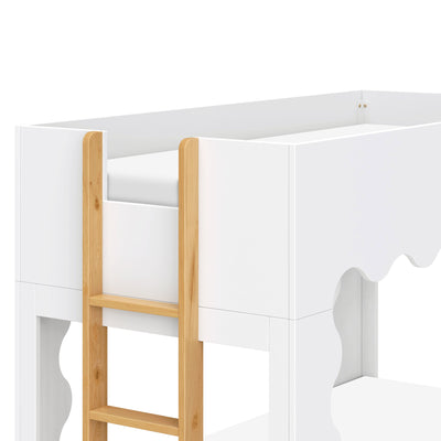 Babyletto Lido Wave Convertible Low Loft Twin Bed