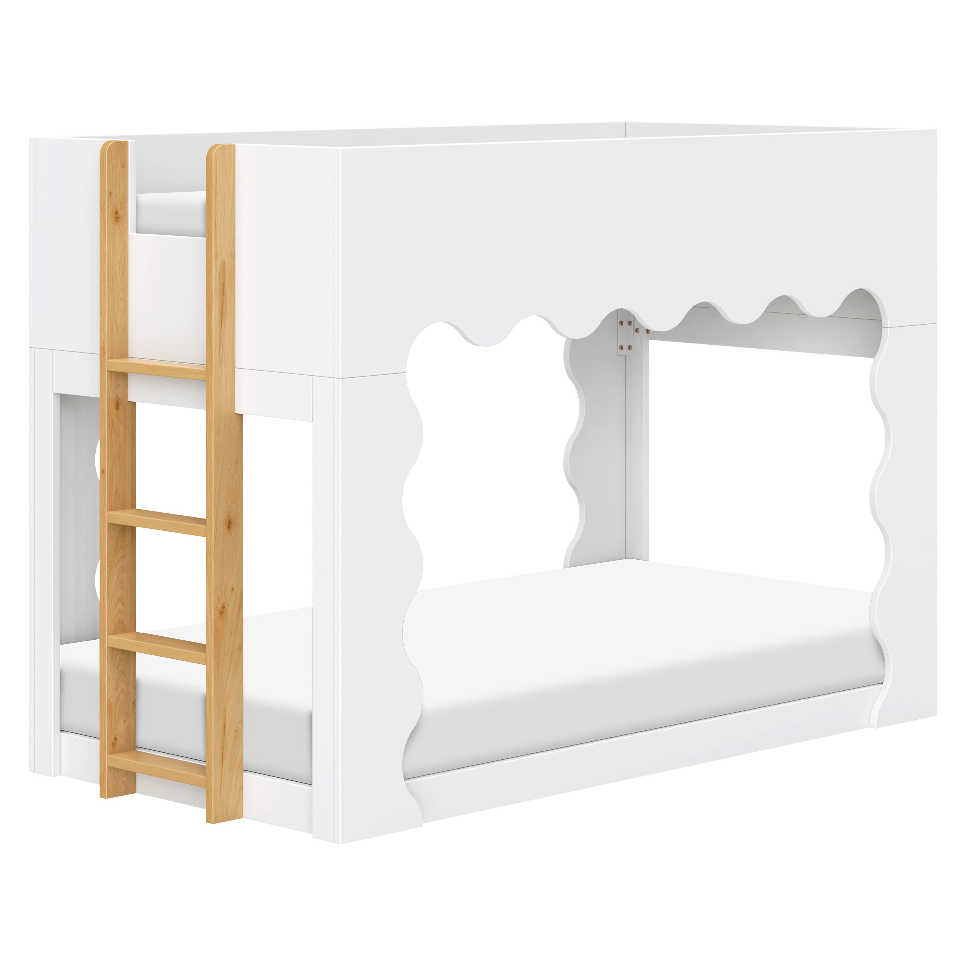 Babyletto Lido Wave Convertible Low Loft Twin Bed