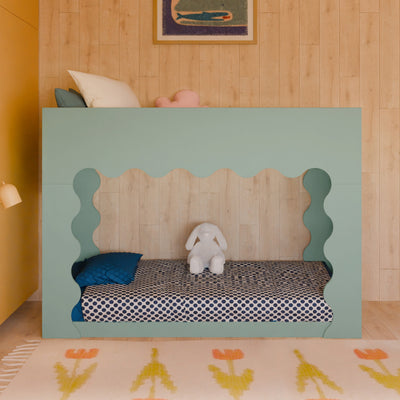 Babyletto Lido Wave Convertible Low-Profile Bunk Bed