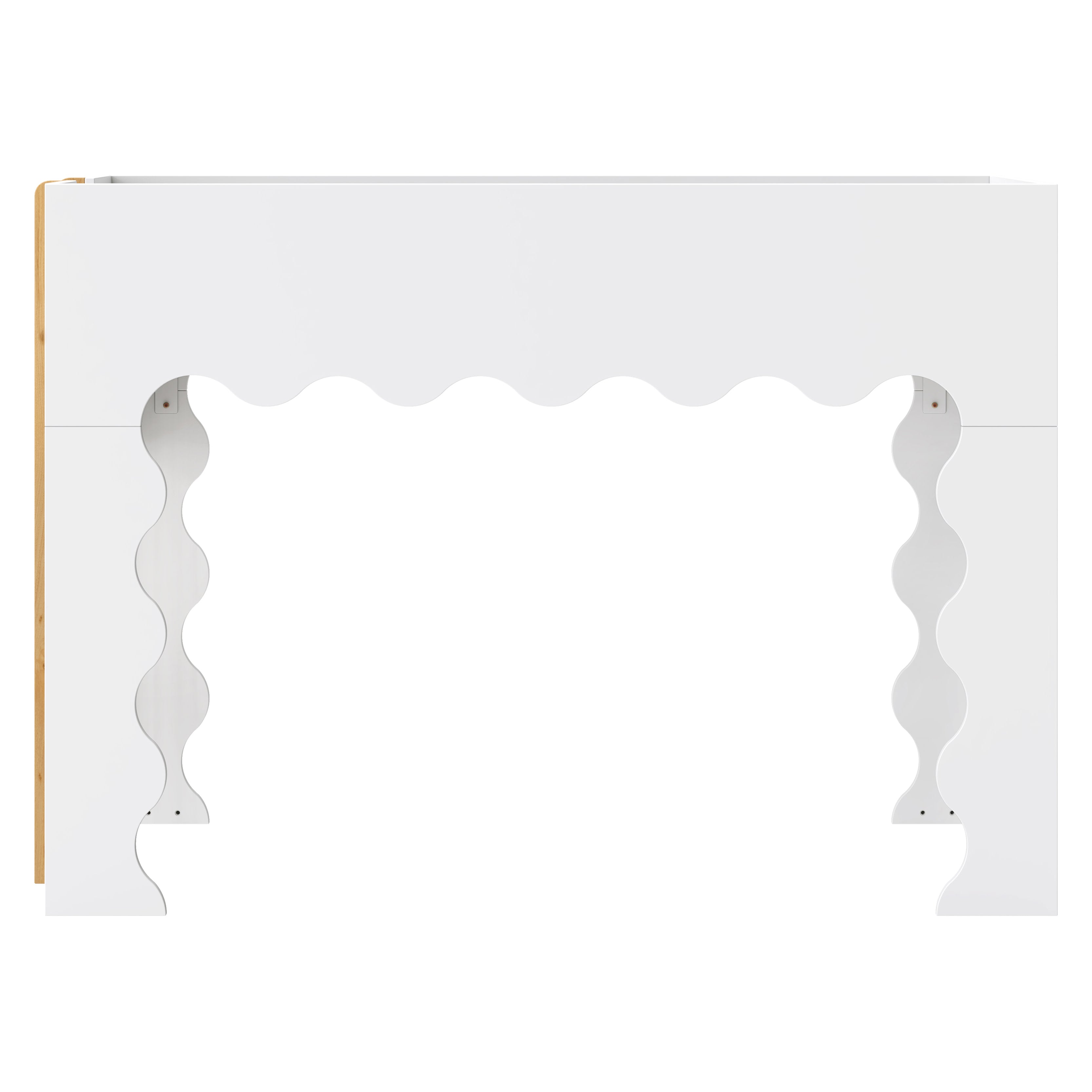 Babyletto Lido Wave Convertible Low-Profile Bunk Bed