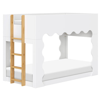 Babyletto Lido Wave Convertible Low-Profile Bunk Bed