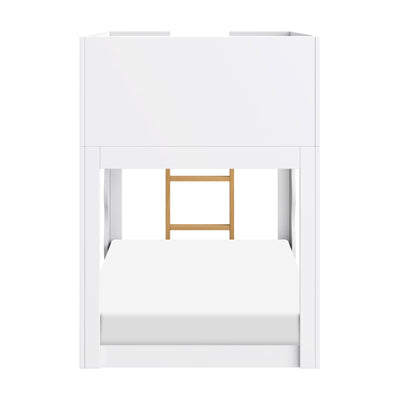 Babyletto Lido Wave Convertible Low-Profile Bunk Bed