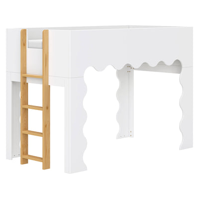 Babyletto Lido Wave Convertible Low-Profile Bunk Bed