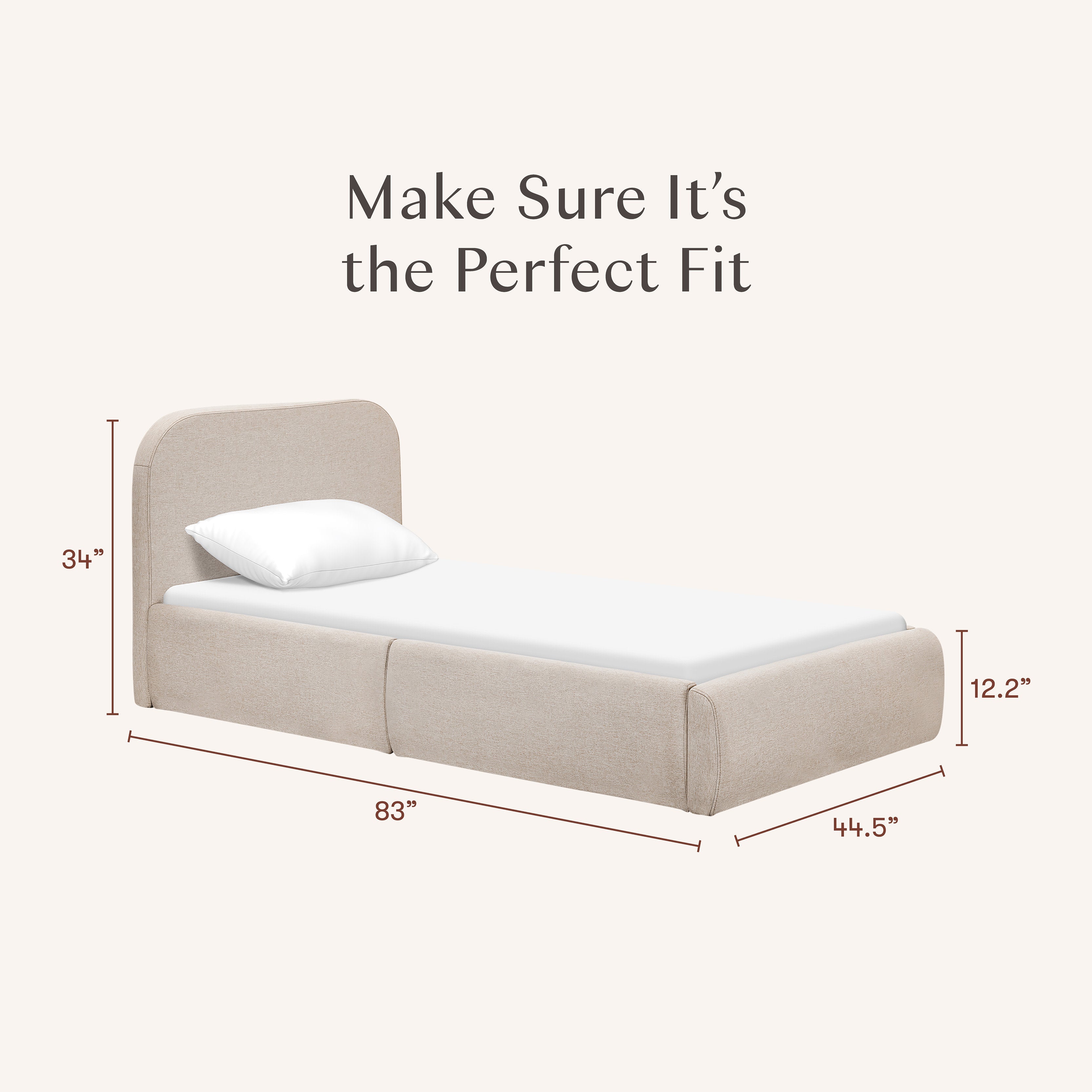 Babyletto Nara Twin Floor Bed