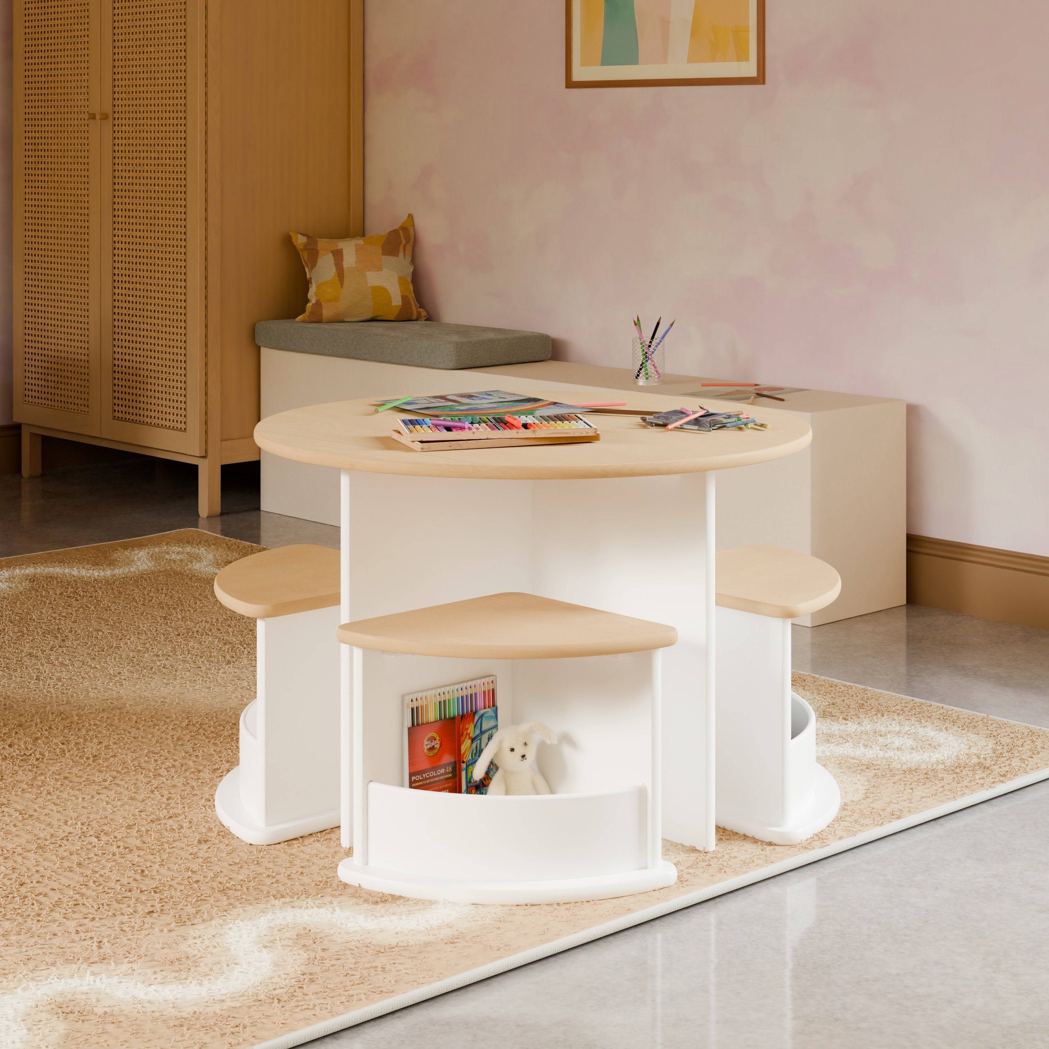 Babyletto Nessa Nesting Play Table & Chair Set
