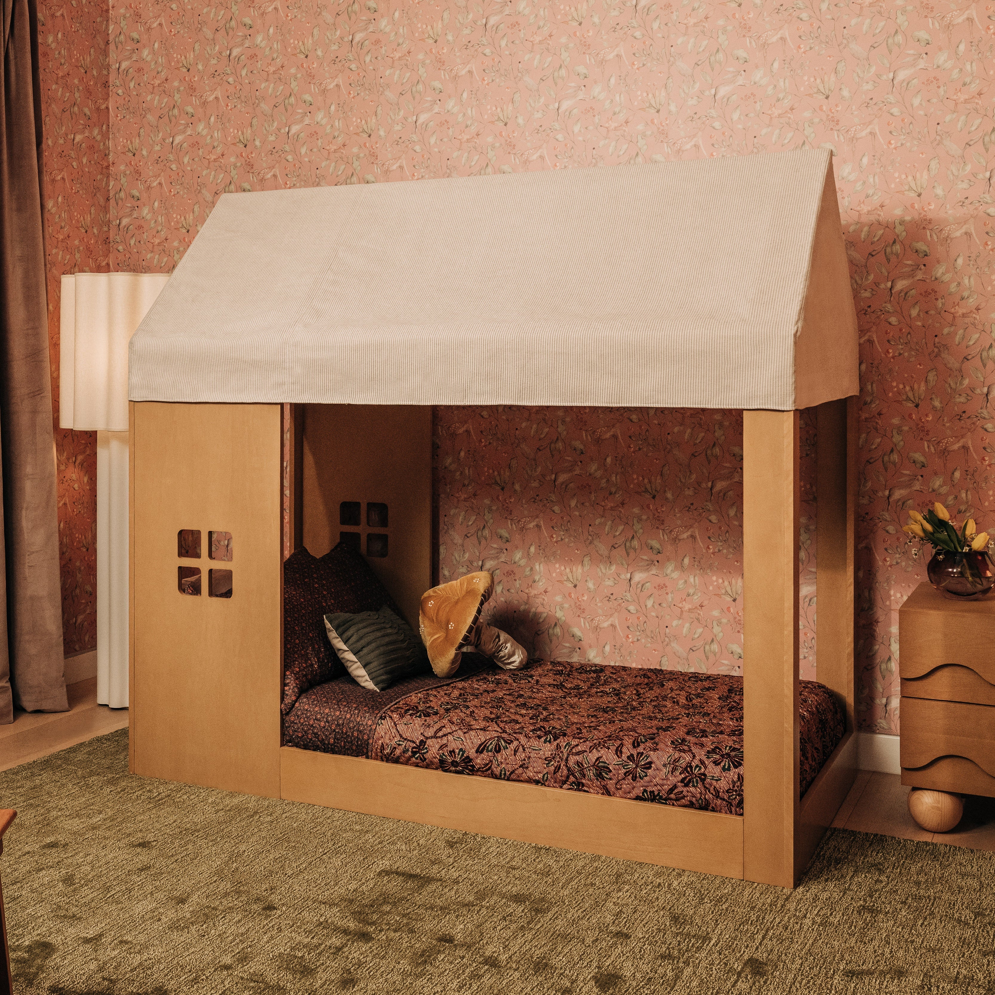 Babyletto Uchi Canopy for Montessori-Inspired House Twin Bed