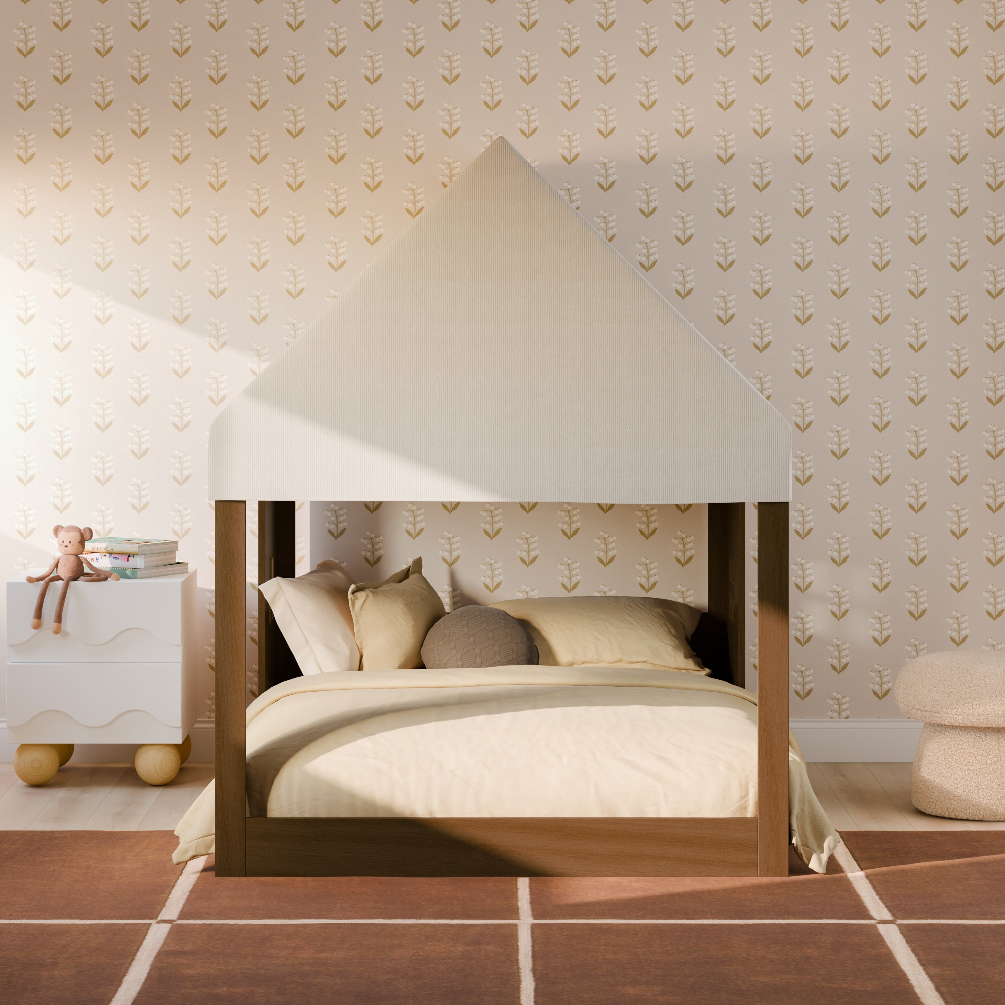 Babyletto Uchi Canopy for Montessori-Inspired House Full Bed