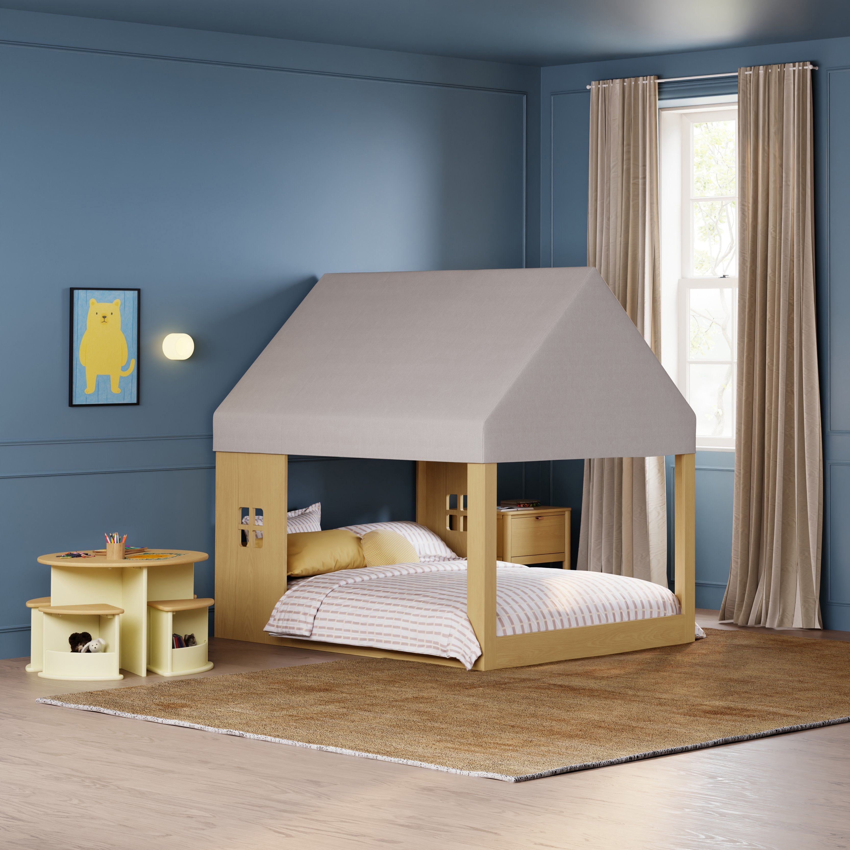 Babyletto Uchi Montessori-Inspired House Full Bed