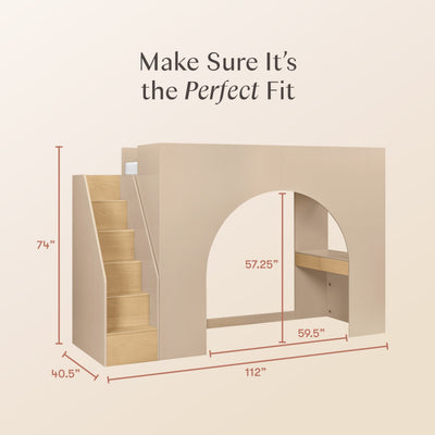 Babyletto Moab Stair Loft Bed